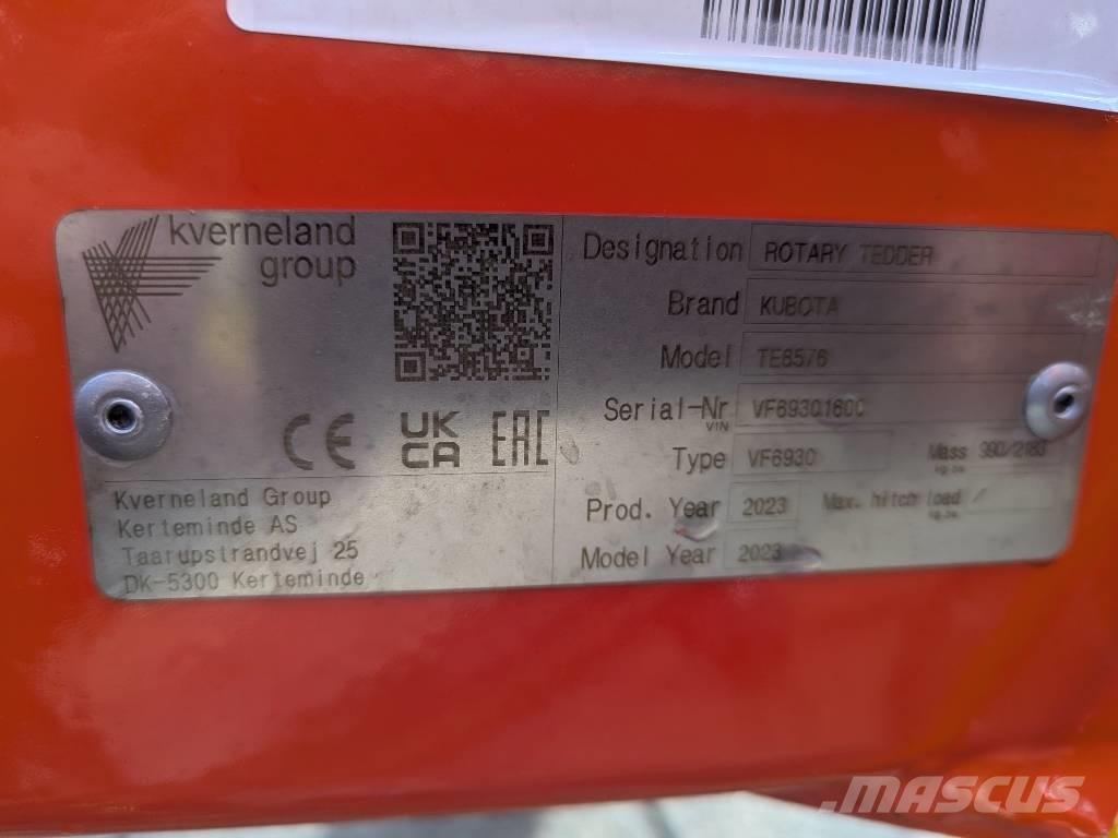 Kubota TE 6576 Hay and forage machine accessories