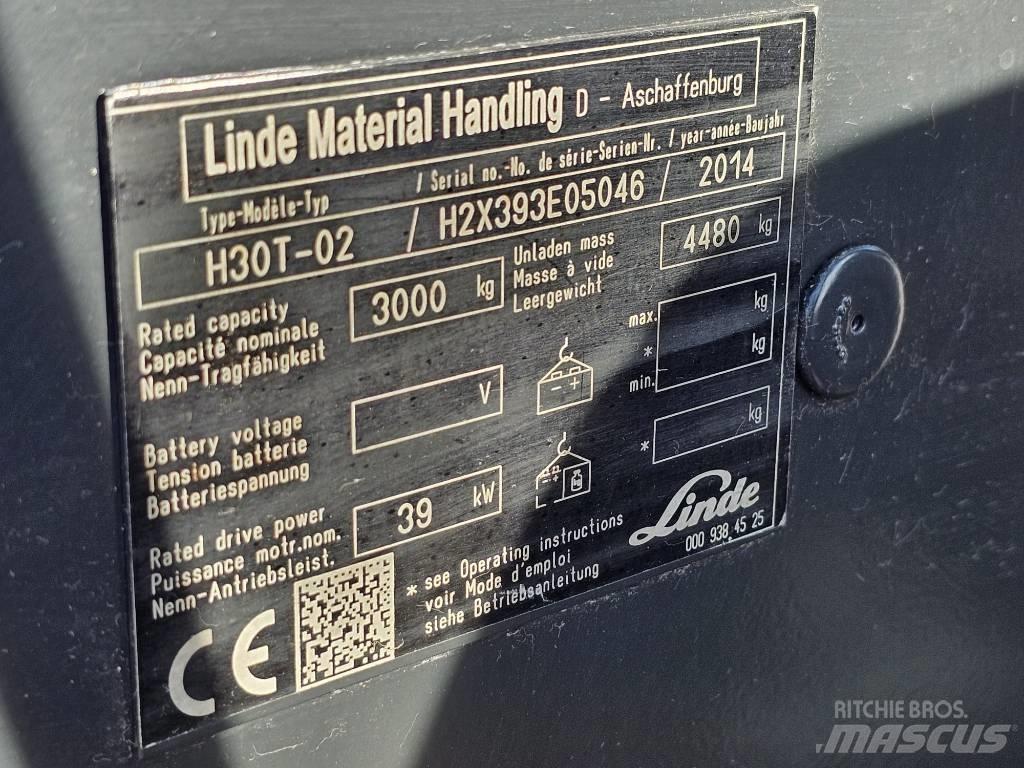 Linde H30T-02 LPG trucks