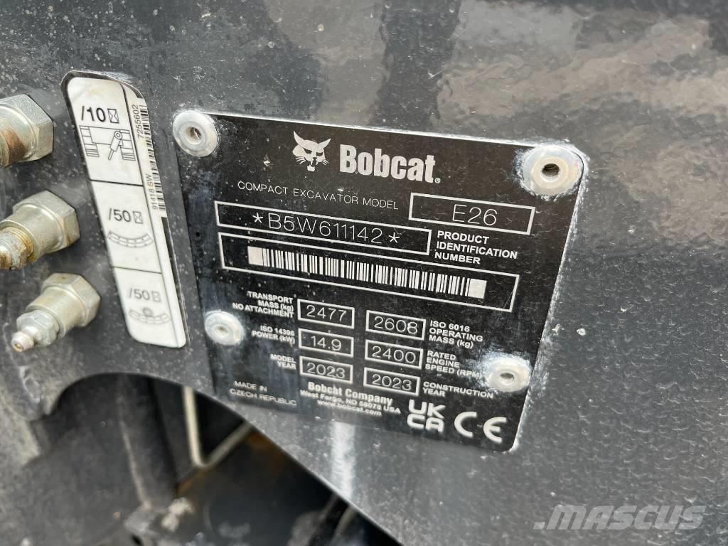 Bobcat E 26 Mini excavators < 7t (Mini diggers)