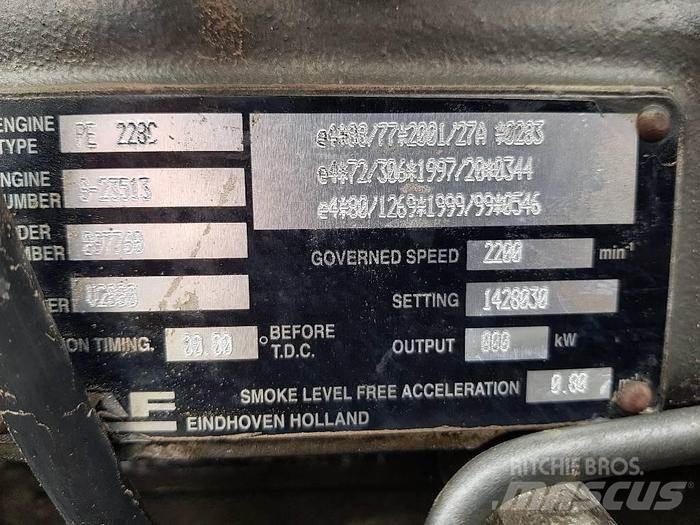  Engines PE228C Other components