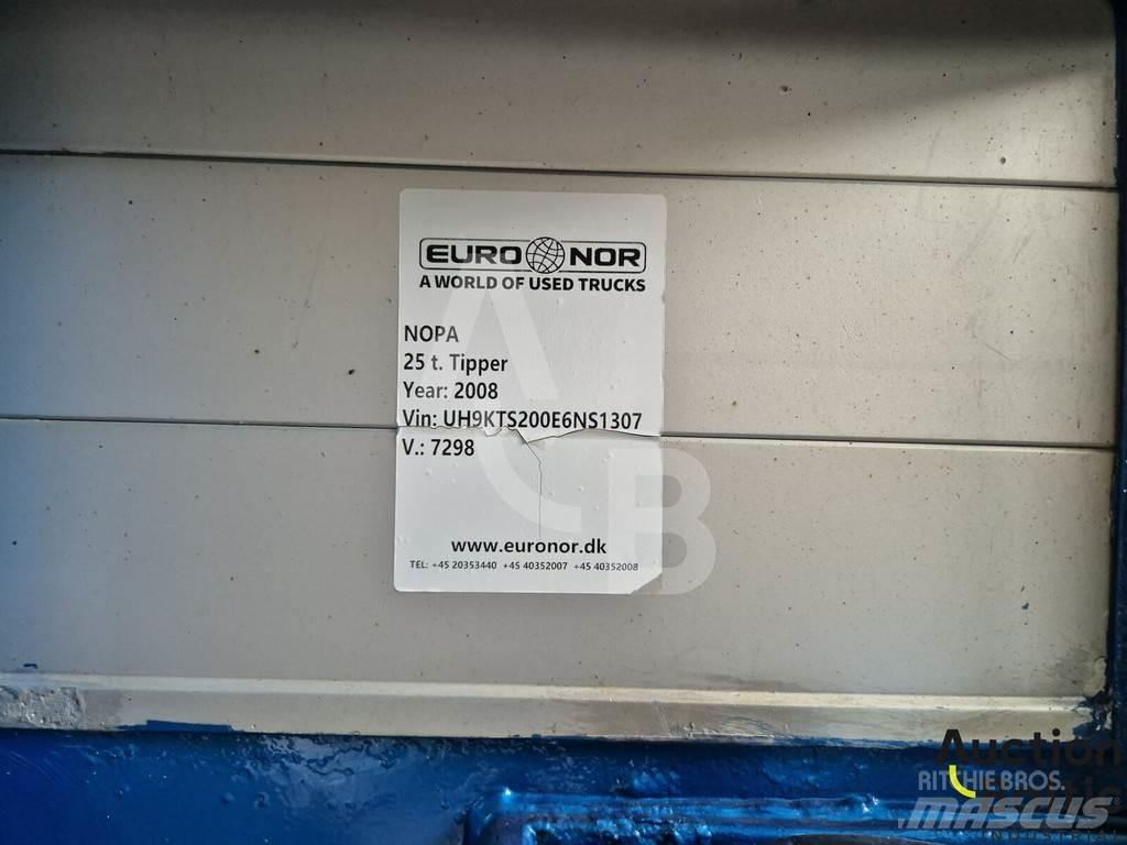 Nopa 25t. Tipper Curtain sider semi-trailers