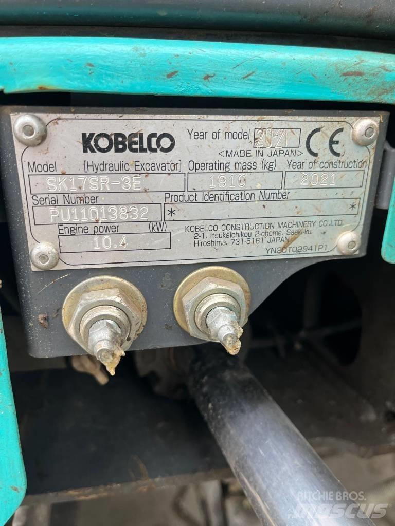 Kobelco SK 17 SR-3E Mini excavators < 7t (Mini diggers)