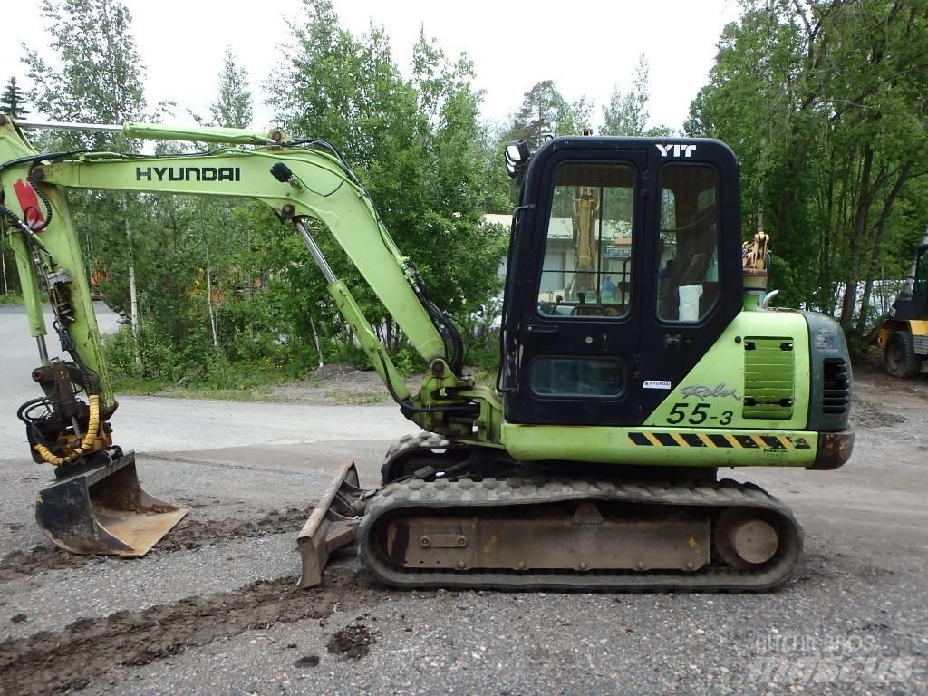 Hyundai Robex 55-3 Mini excavators < 7t (Mini diggers)