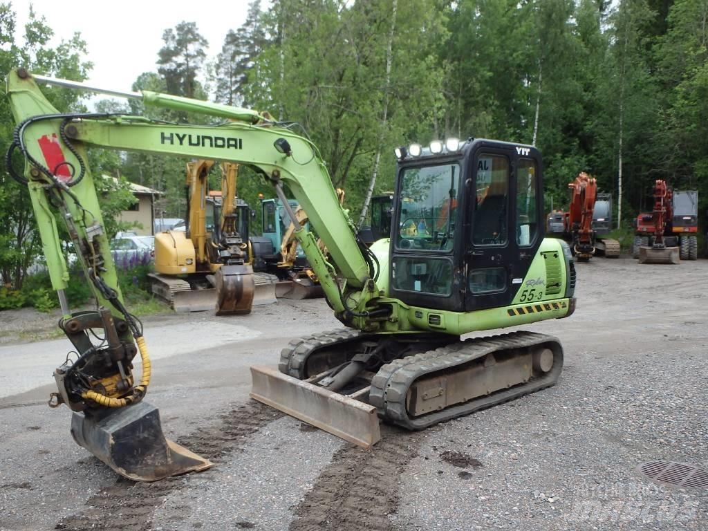 Hyundai Robex 55-3 Mini excavators < 7t (Mini diggers)
