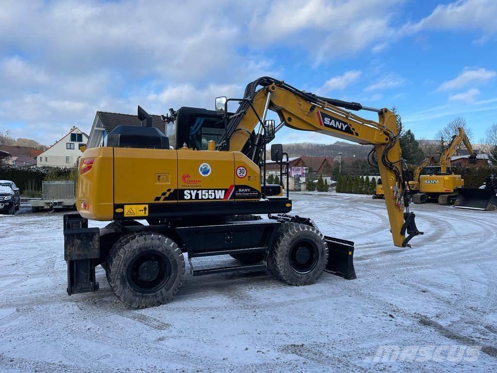 Sany SY155W Wheeled excavators