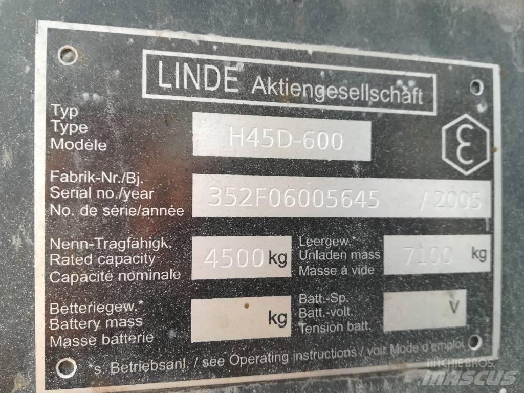 Linde H 45 D 600 Diesel trucks
