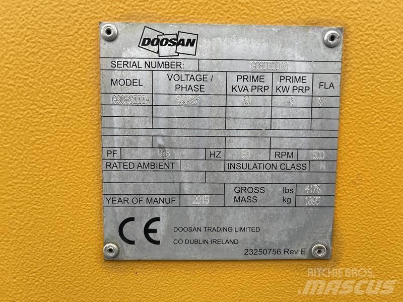 Doosan G 60 Diesel Generators
