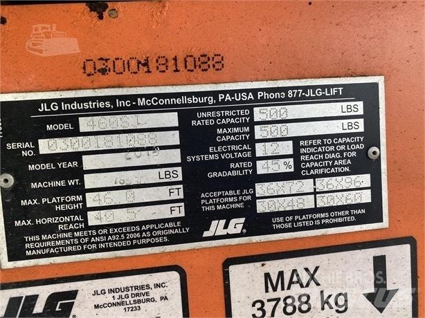 JLG 460 SJ Telescopic boom lifts