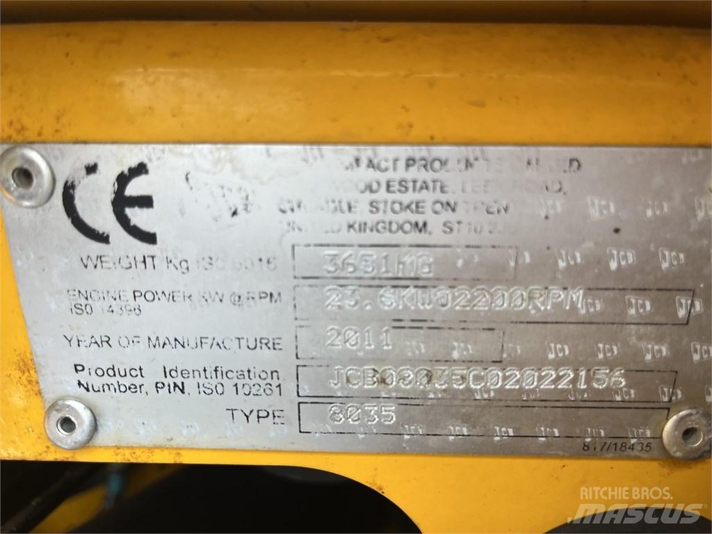 JCB 8035 ZTS Mini excavators < 7t (Mini diggers)