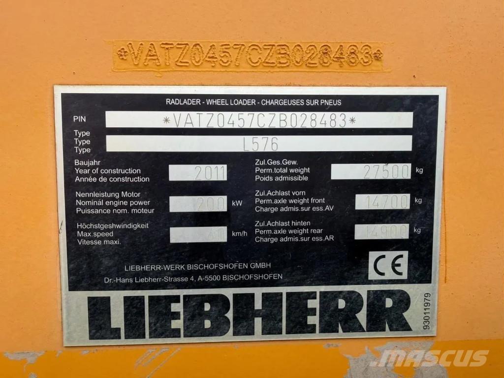 Liebherr L576 Wheel loaders