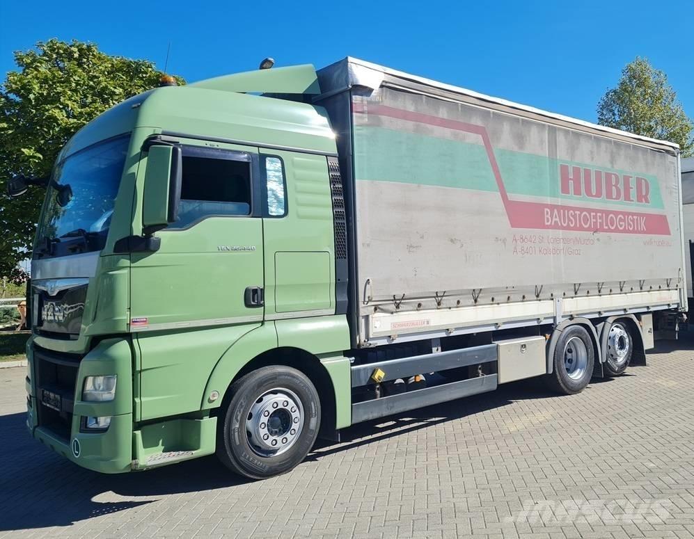 MAN 26.440 / 7.4m / LIFT Curtain sider trucks
