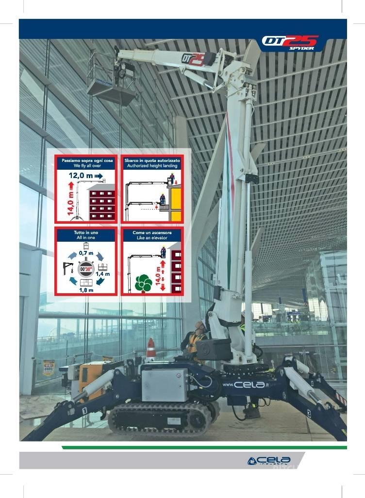 Cela Crawler DT25 Telescopic boom lifts