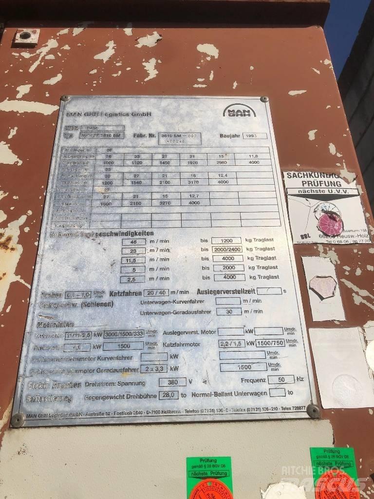 Wolff 3610 Self-erecting cranes