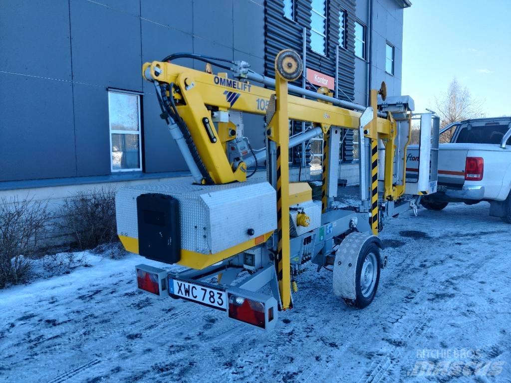 Omme 10,5E Skylift Trailer mounted platforms