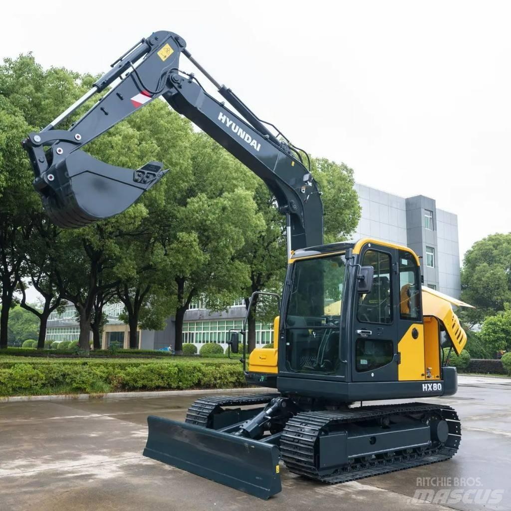 Hyundai HX80 Crawler excavators