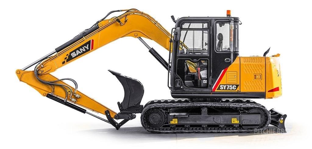 Sany SY75C Mini excavators  7t - 12t