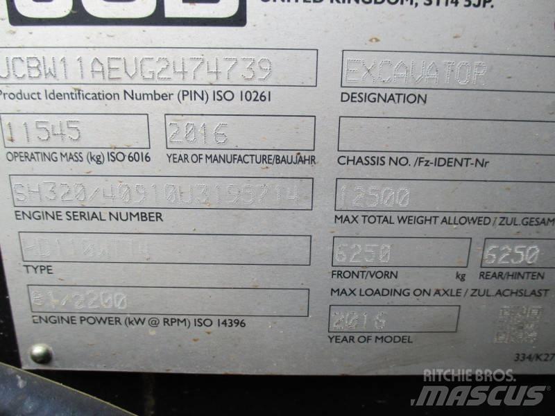 JCB HD110W Wheeled excavators