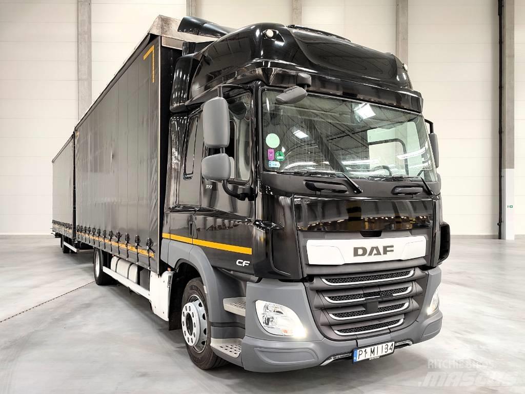 DAF CF 370 FA Curtain sider trucks