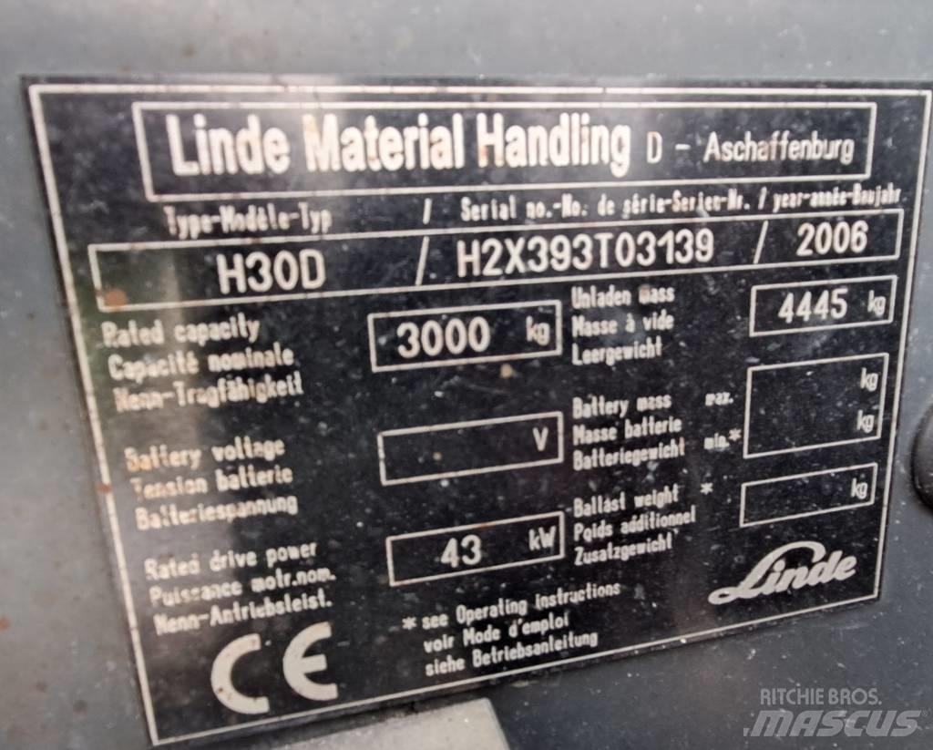 Linde H 30 D Diesel trucks