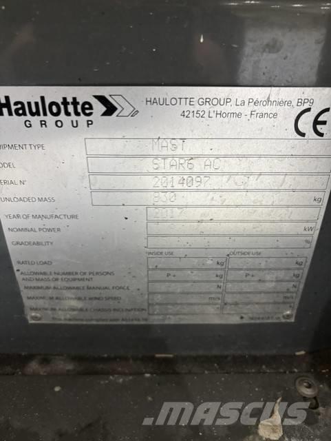 Haulotte Star 6 Used Personnel lifts and access elevators
