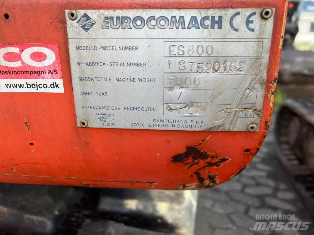 Eurocomach es800 Mini excavators  7t - 12t