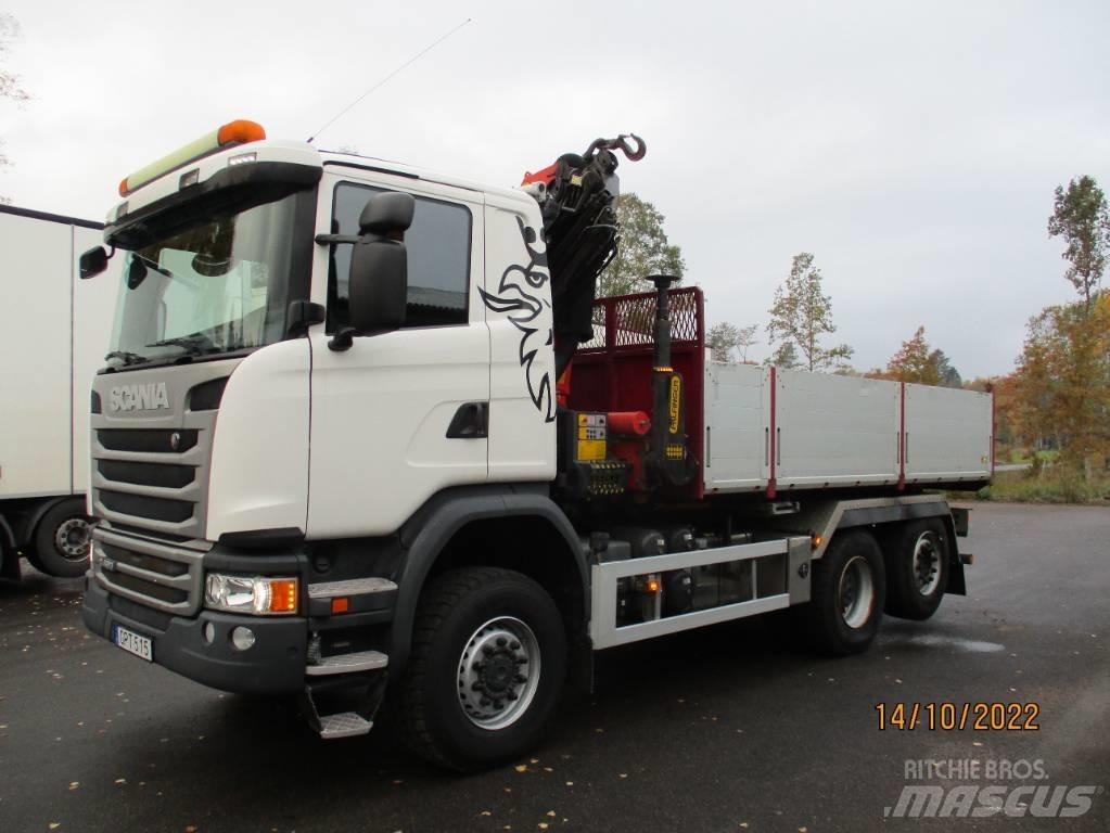 Scania G490cb6x4*4 Truck mounted cranes