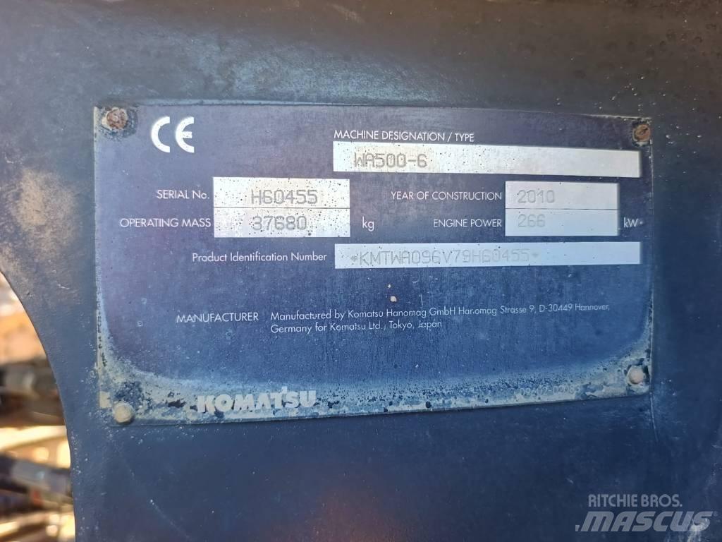 Komatsu WA500-6 Wheel loaders