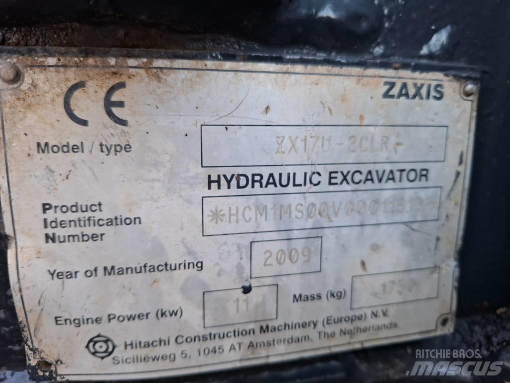 Hitachi ZX17U-2CLR Mini excavators < 7t (Mini diggers)
