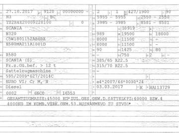 Scania R 580 Prime Movers