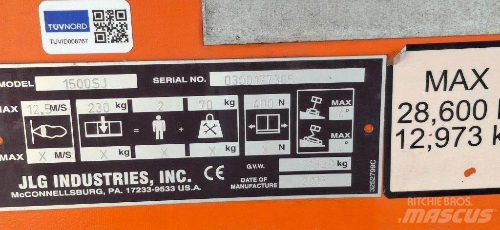 JLG 1500SJ Telescopic boom lifts