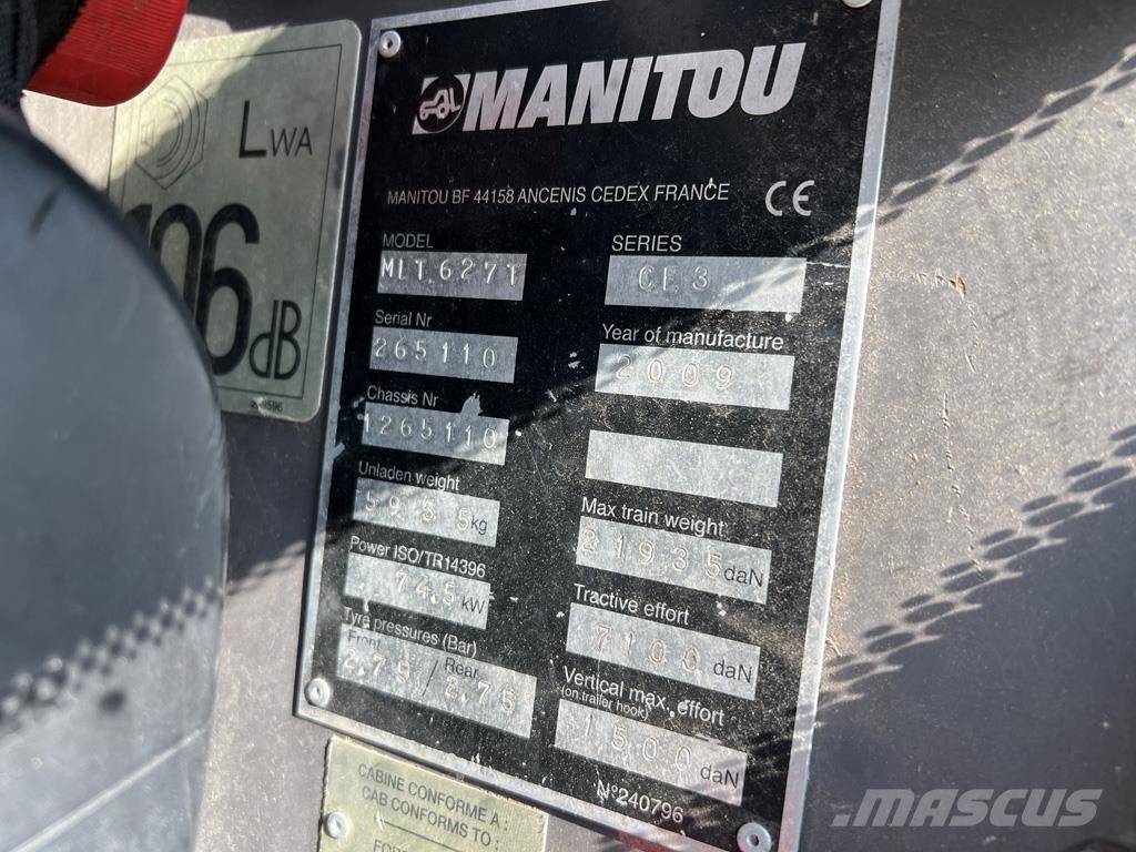 Manitou MLT627 Telehandlers