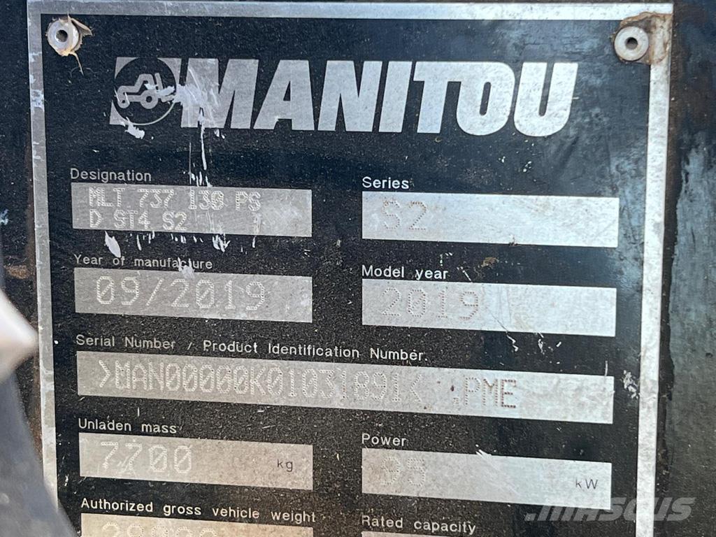 Manitou MLT737PS Telehandlers