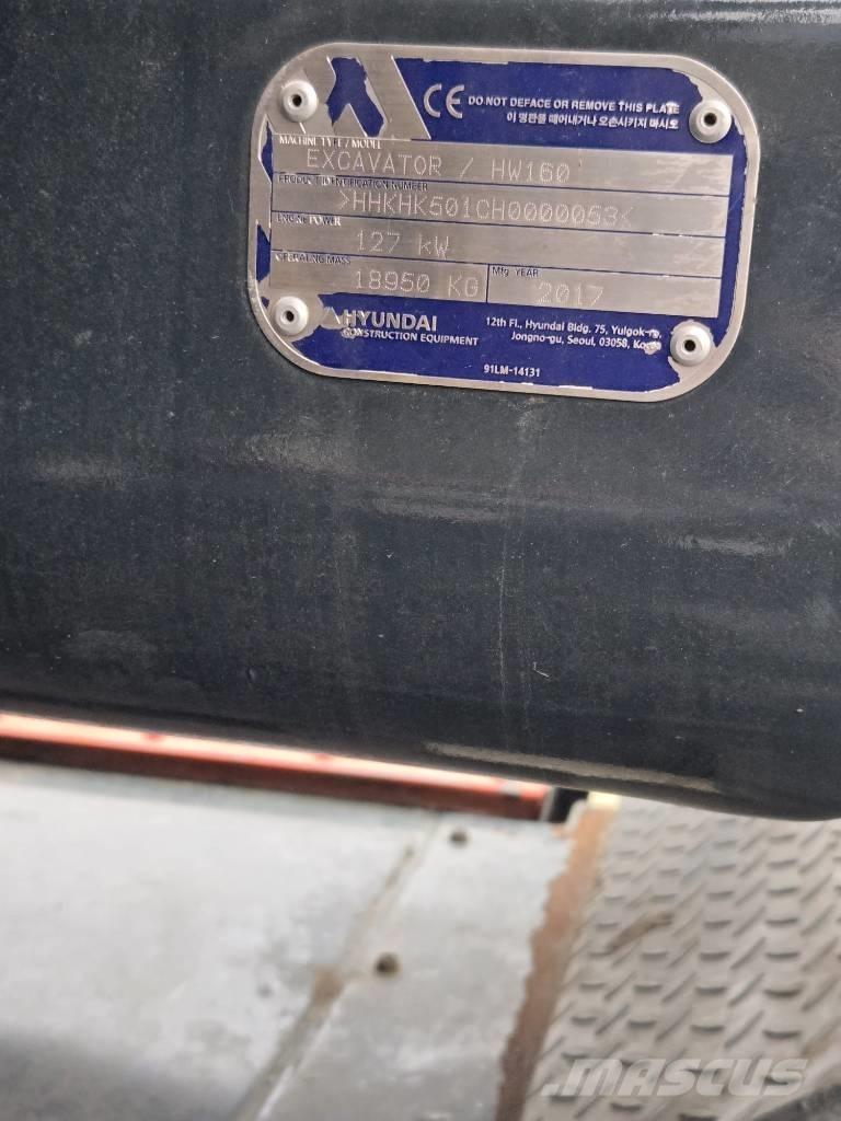 Hyundai HW 160 Wheeled excavators