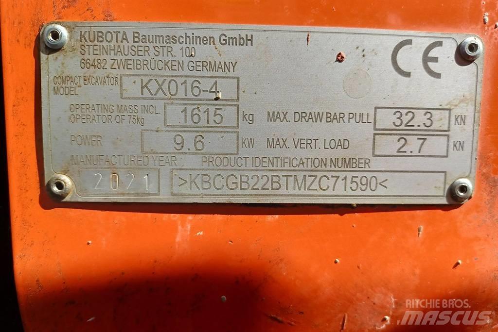 Kubota KX016-4G Mini excavators < 7t (Mini diggers)