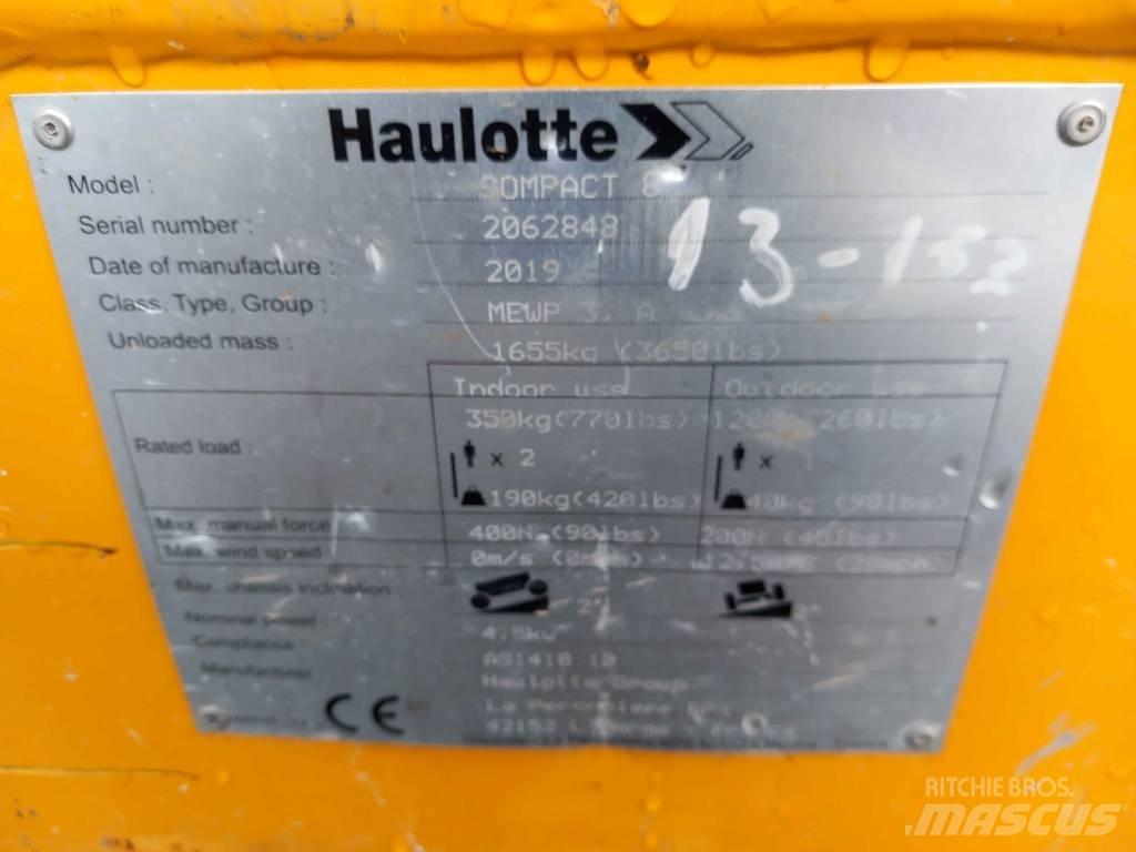 Haulotte Compact 8 Scissor lifts
