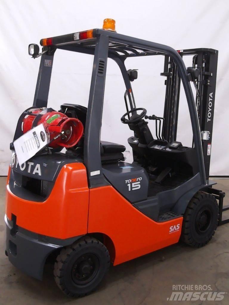 Toyota 02-8FGF15 LPG trucks