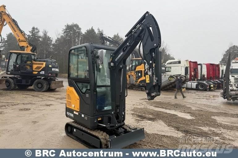 Hyundai HX19A Mini excavators < 7t (Mini diggers)