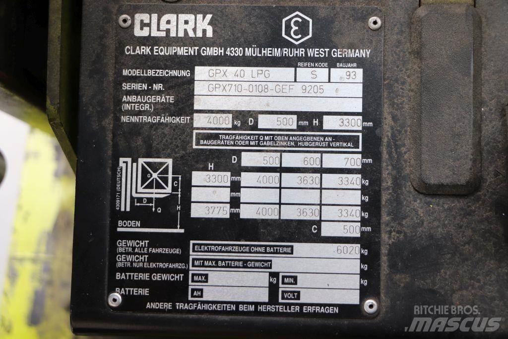 Clark GPX 40 LPG trucks