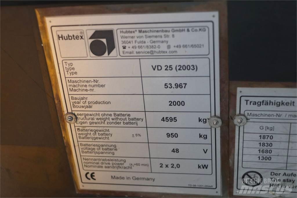 Hubtex VD 25 Side loader