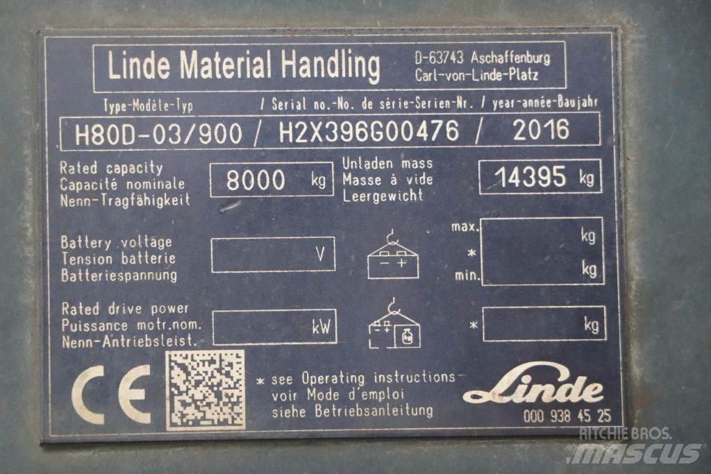 Linde H80D-03/900 Diesel trucks