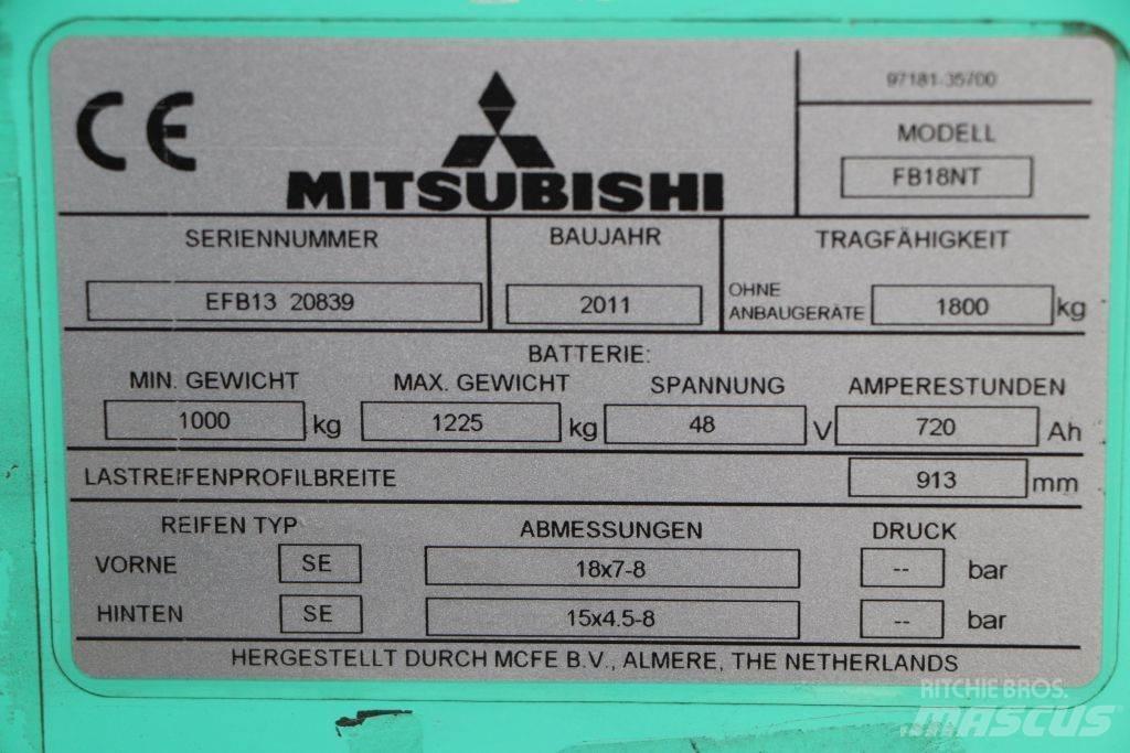 Mitsubishi FB18NT Electric forklift trucks