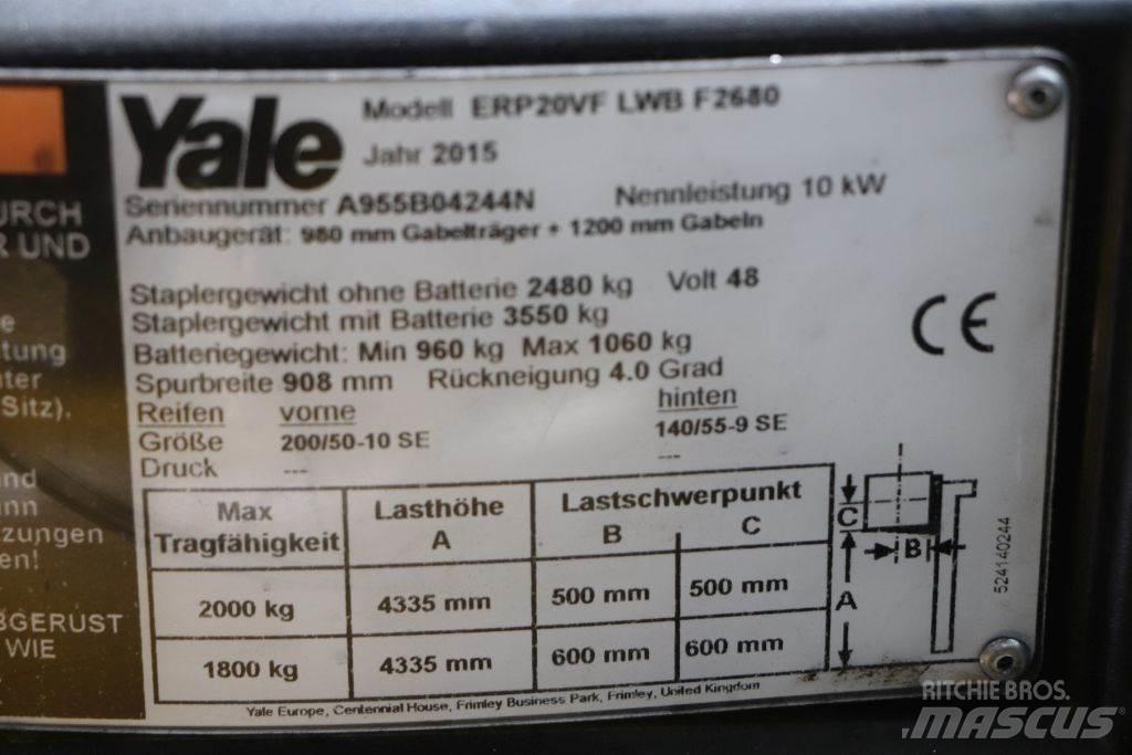 Yale ERP20VF Electric forklift trucks