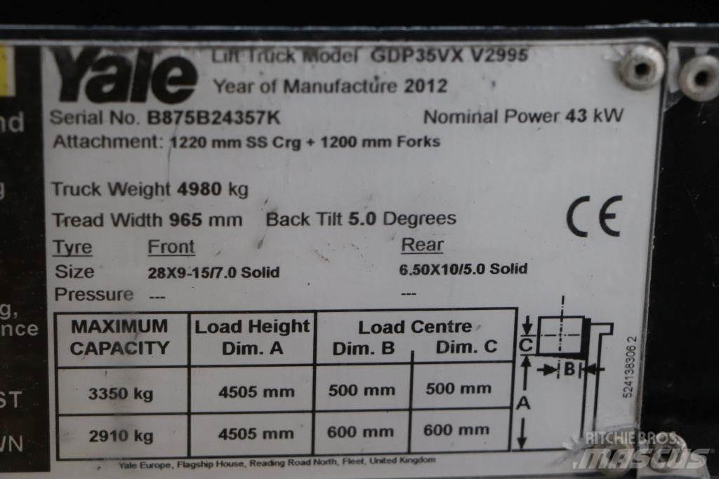 Yale GDP35VX Diesel trucks