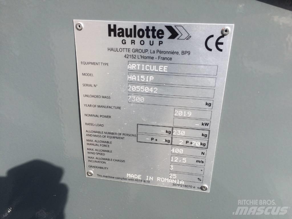 Haulotte HA 15 IP Articulated boom lifts