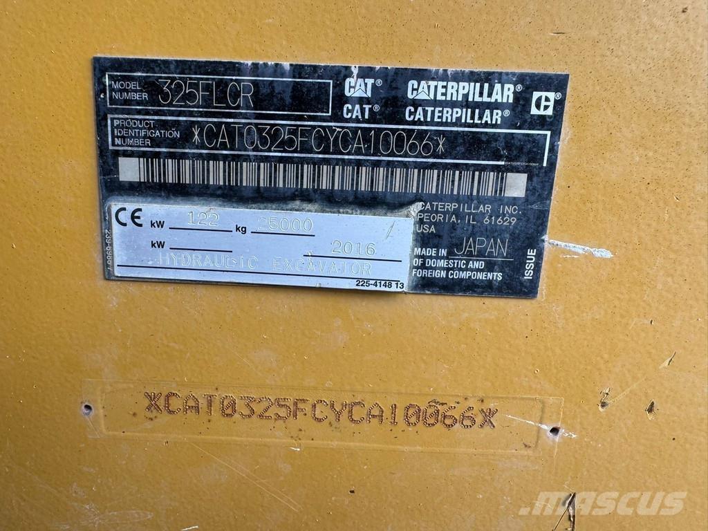 CAT 325F LCR Crawler excavators