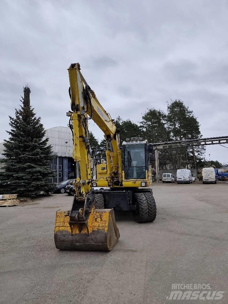 Komatsu PW 160-7E0 Wheeled excavators