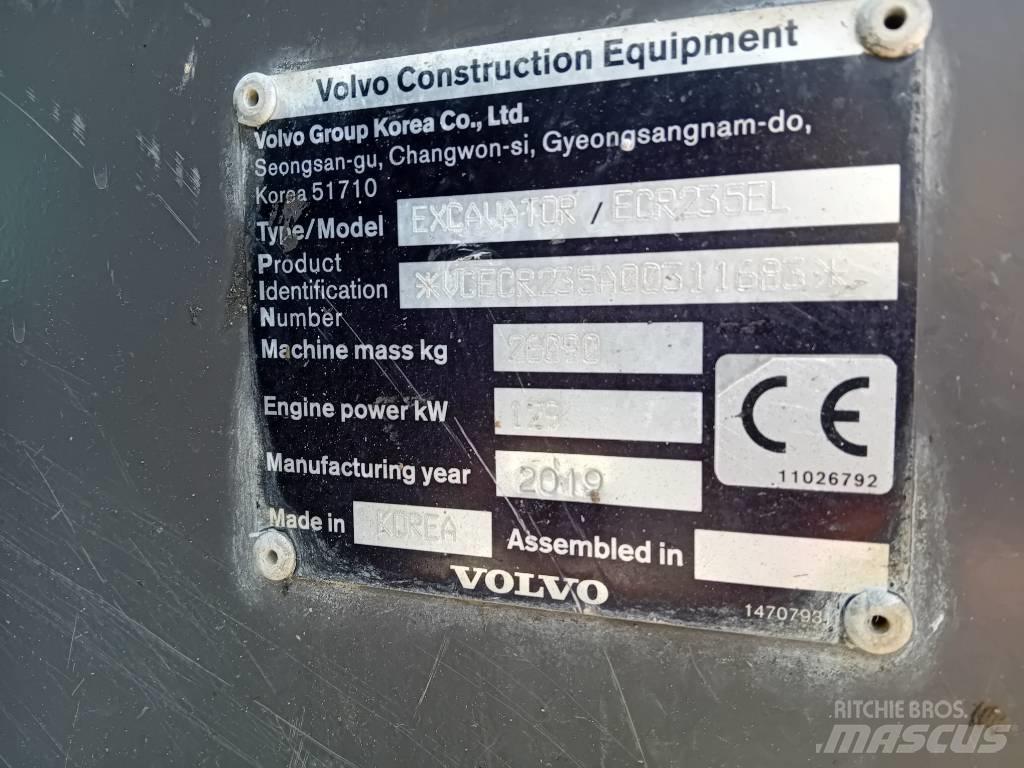 Volvo ECR 235 E Crawler excavators