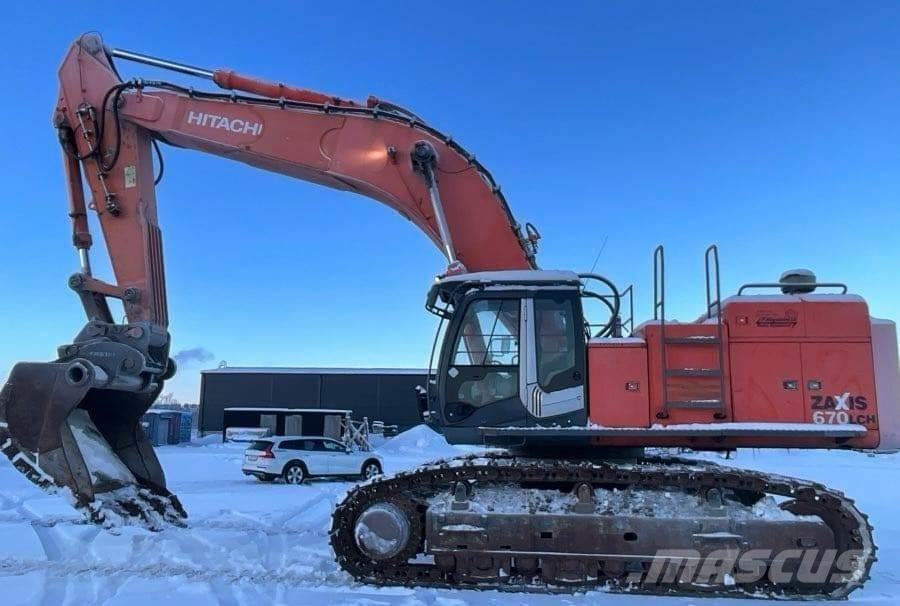 Hitachi ZX 670 LCH Crawler excavators