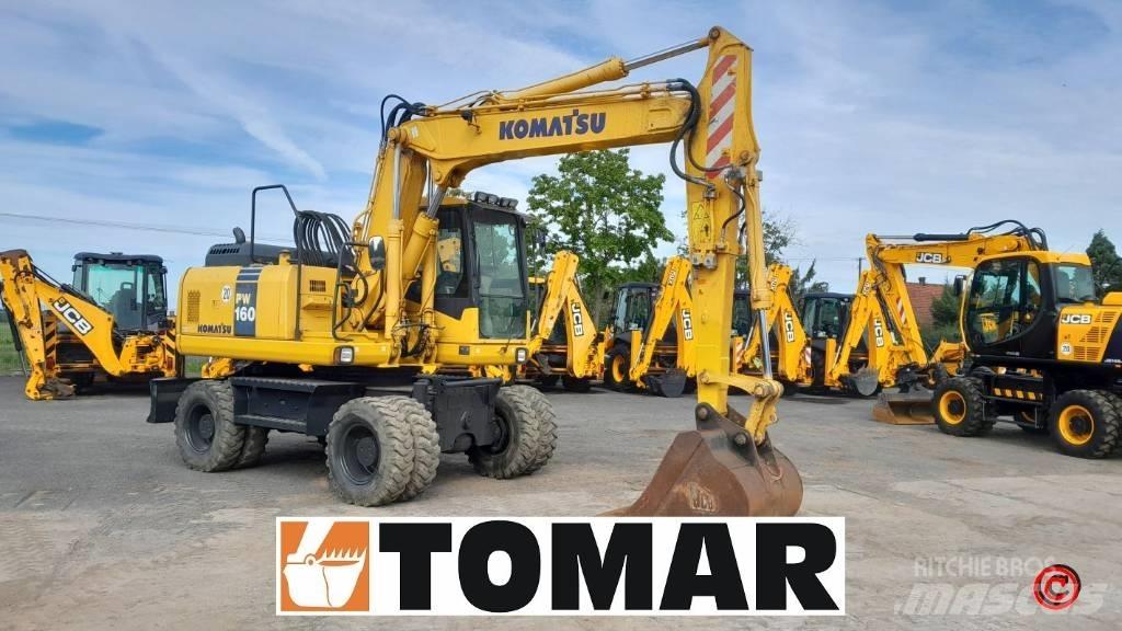 Komatsu PW 160-7 Wheeled excavators