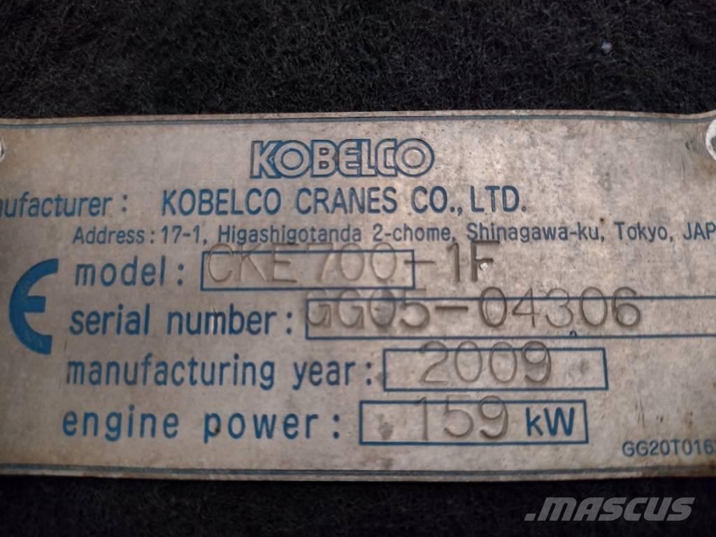 Kobelco CKE700-1F Track mounted cranes
